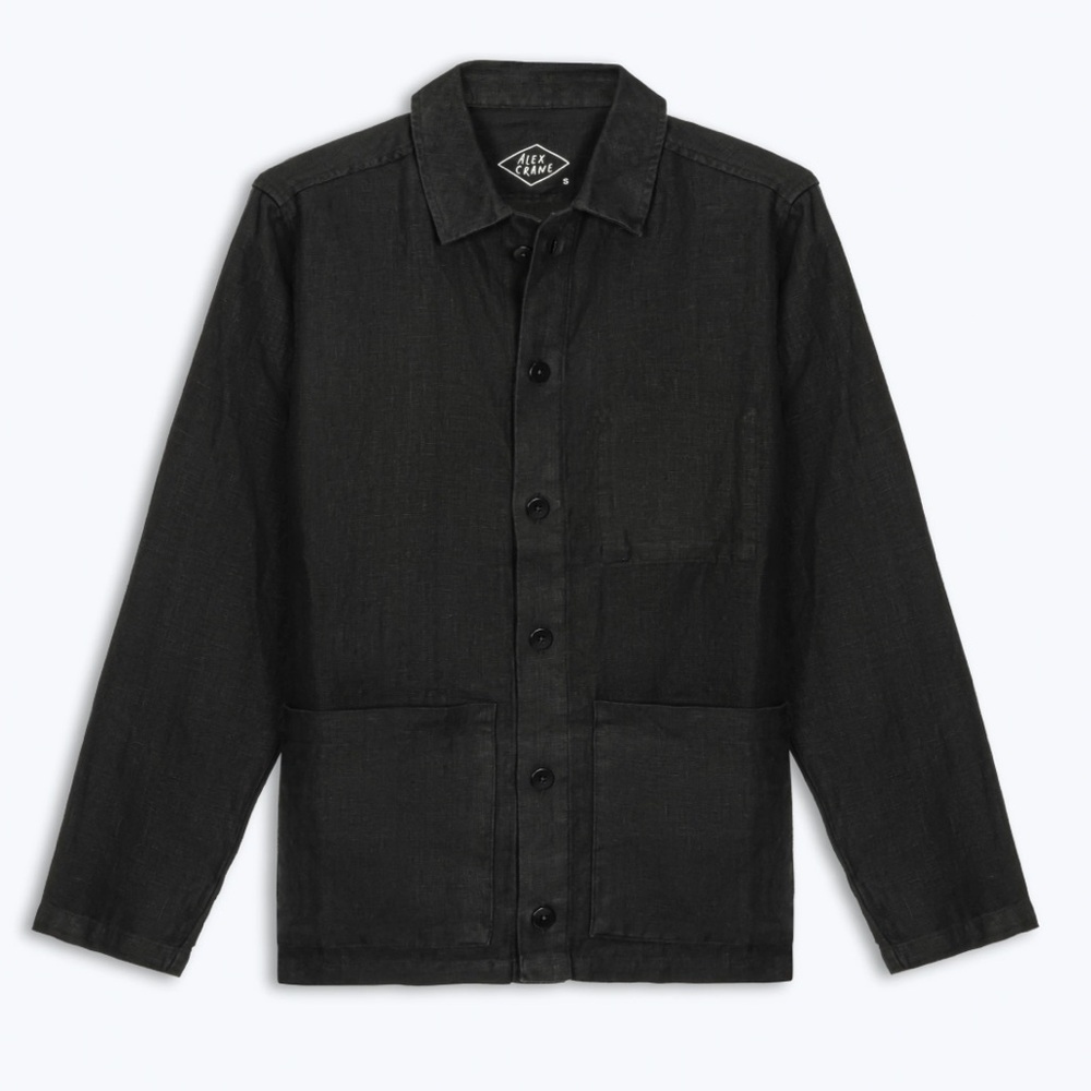 Alex Crane Kite Jacket "Night" - Men's Black Jacket